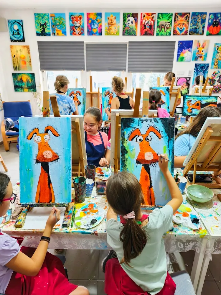 Nyári tábor gyerekprogram – festés